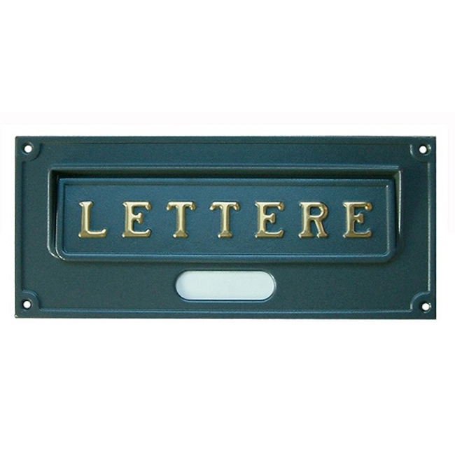 Vendita online Placca lettere Roma verniciata ghisa art.A6GHN
